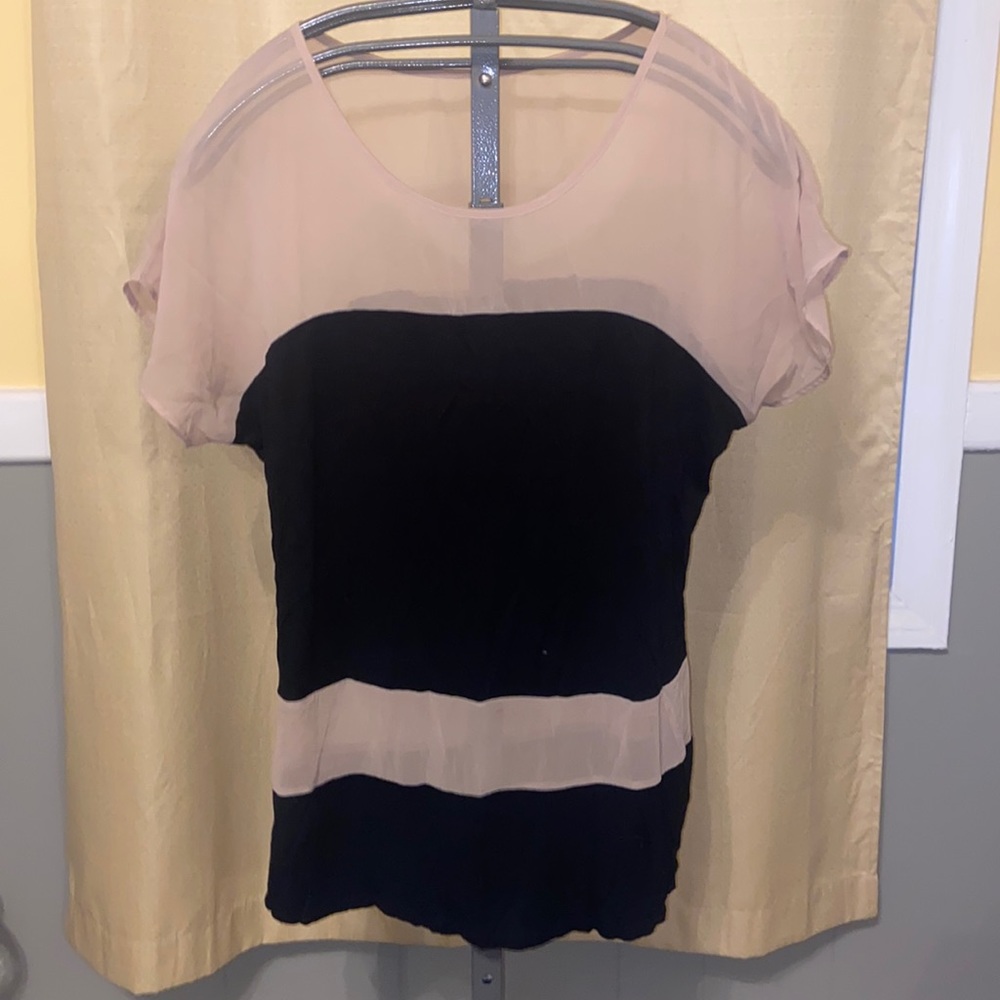 Black and Tan blouse
